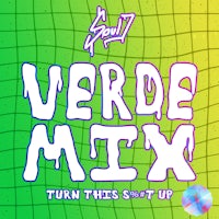 verde mix - turn this up cd cover art