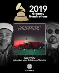 the cover of the 2019 grammy nominations for coastity